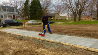 2016: Sidewalk and stairs project