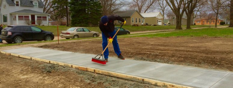 2016: Sidewalk and stairs project